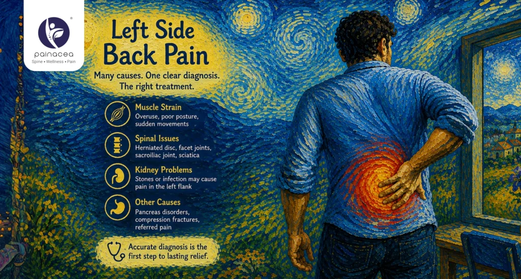 Left-Sided Back Pain: Causes, Symptoms, Treatment and When to See a Doctor